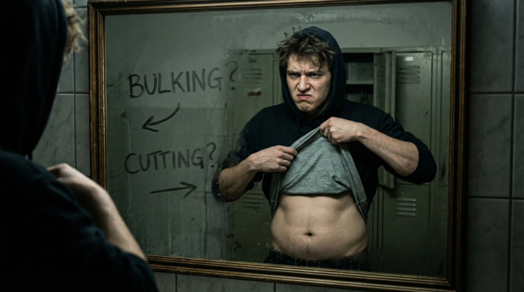 bulking ou cutting para falso magro