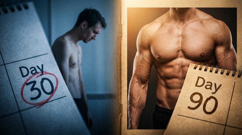 quanto tempo demora para ganhar massa muscular